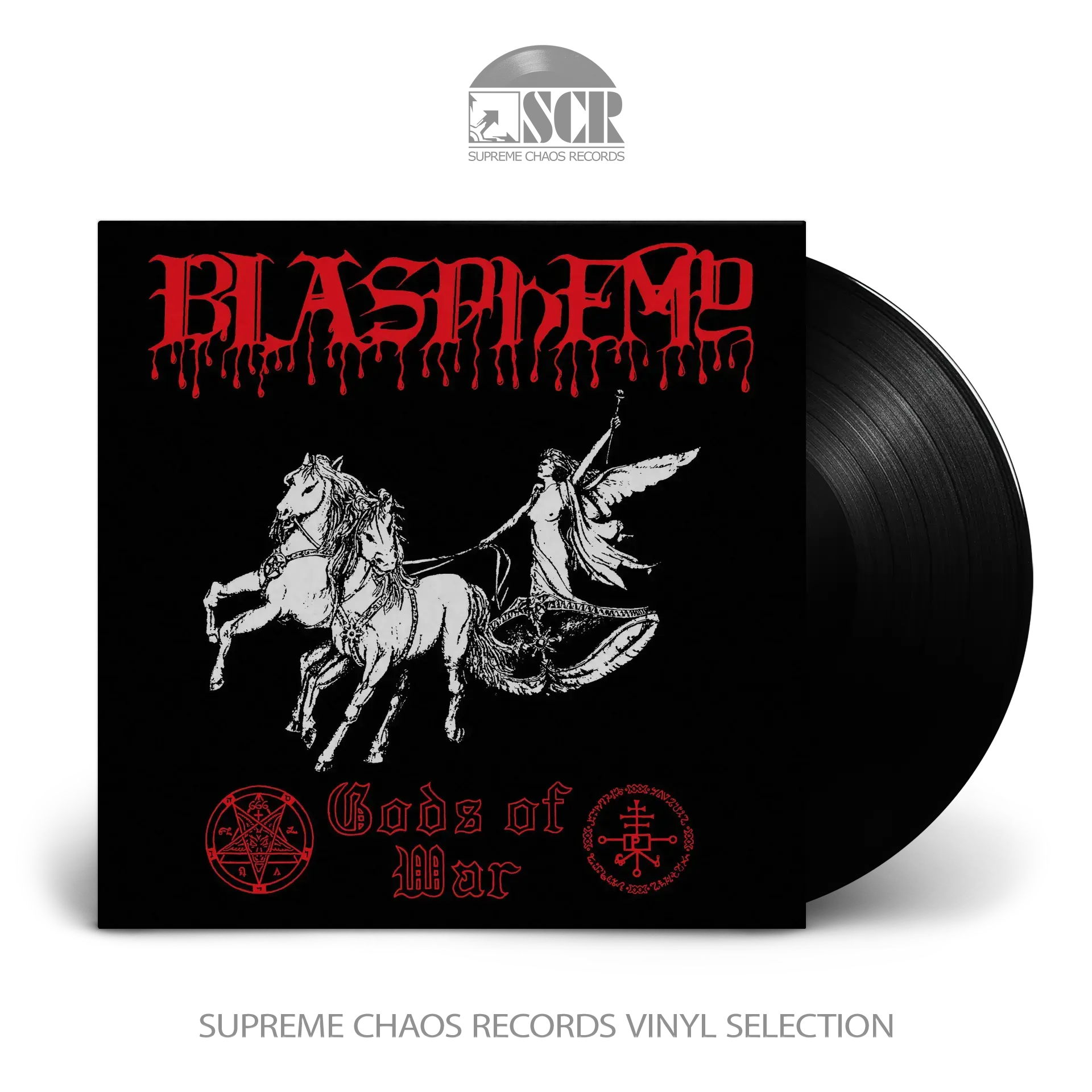 BLASPHEMY · Gods of War | BLACK LP (Black Metal Vinyl)