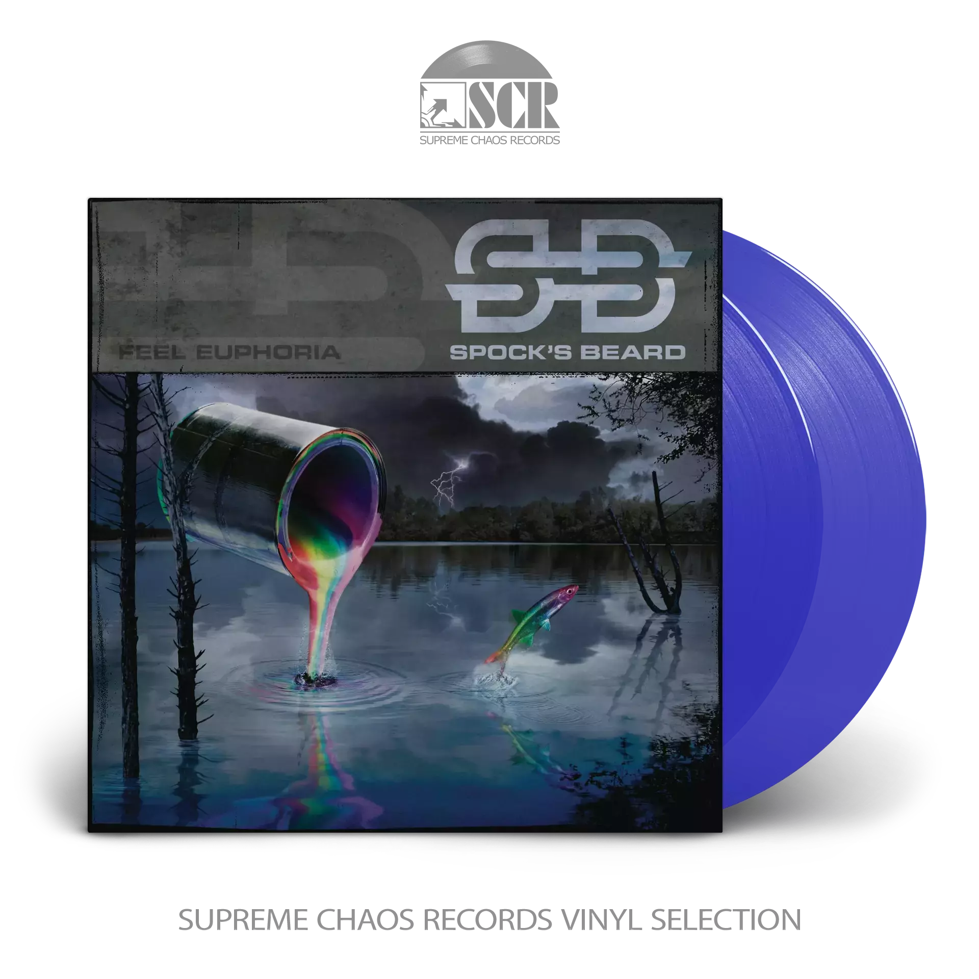 SPOCK'S BEARD - Feel Euphoria (20th Anniversary) · TRANSPARENT BLUE DLP (Progressive Rock Vinyl)