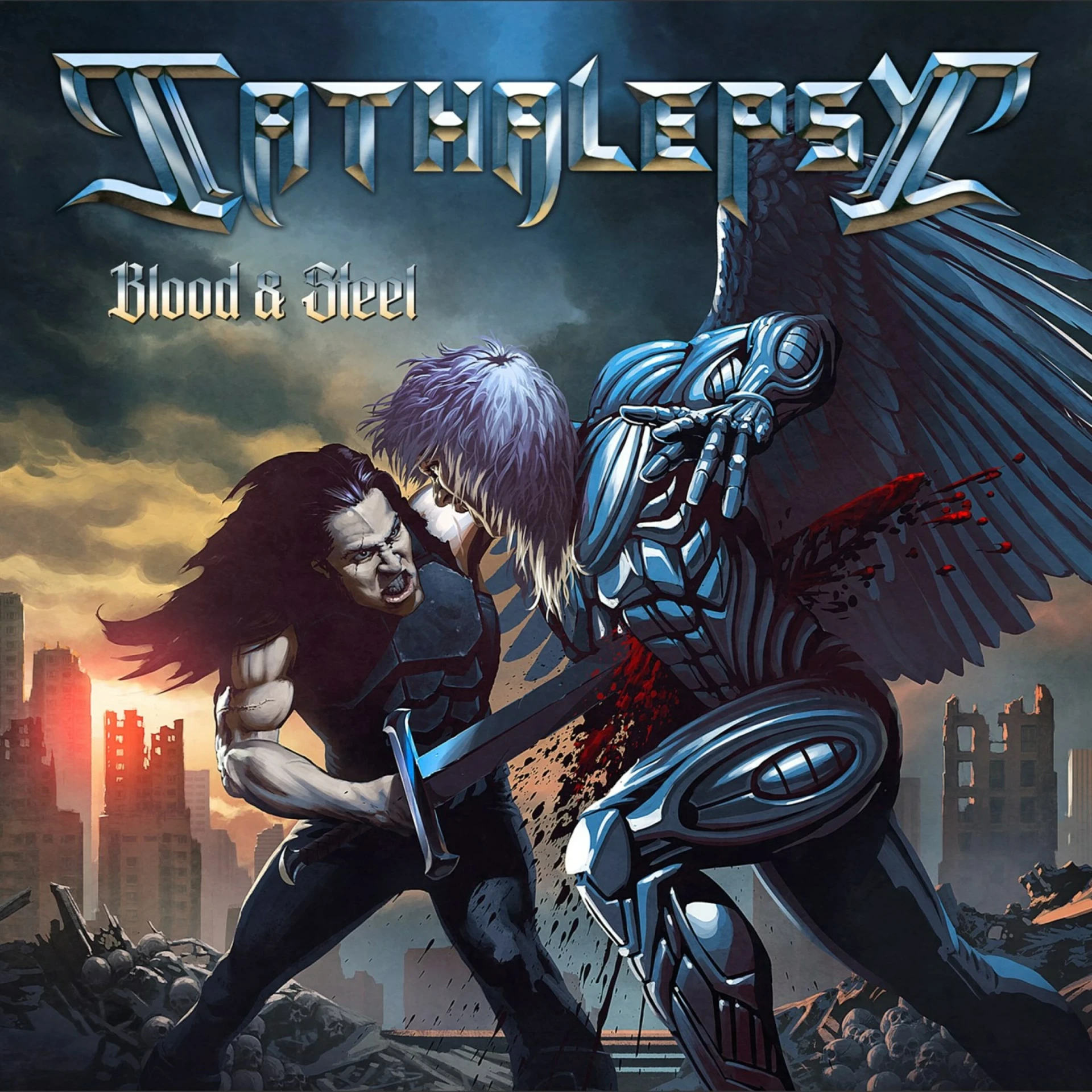 CATHALEPSY · Blood And Steel | BLACK LP (Heavy Metal Vinyl) · Bild 1