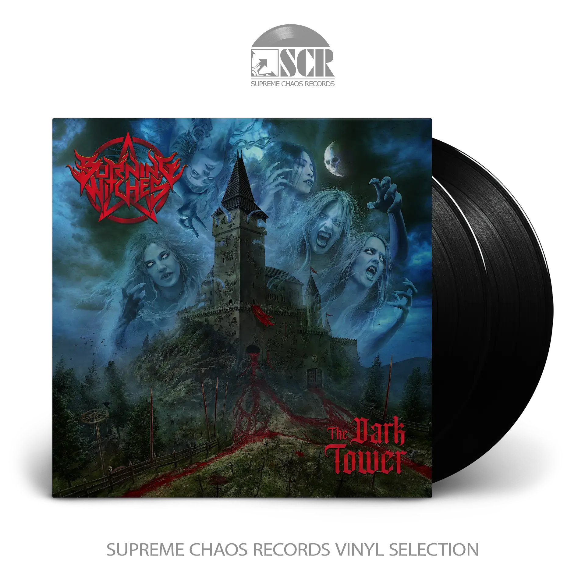 BURNING WITCHES · The Dark Tower | BLACK 2LP (Thrash Metal/Heavy Metal Vinyl)