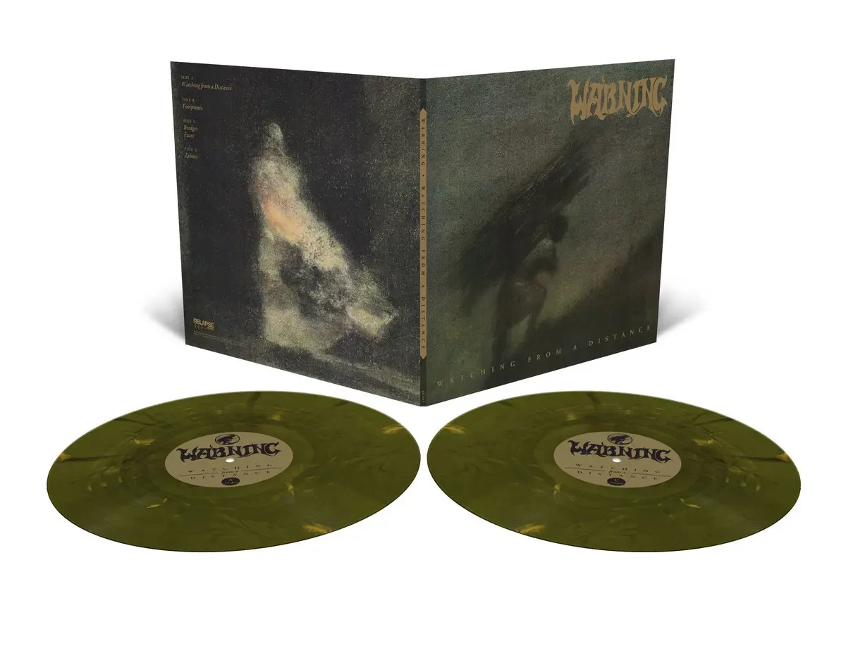 WARNING · Watching From A Distance | BROWN/BLACK 2LP (Doom Metal/Heavy Metal Vinyl) · Bild 3