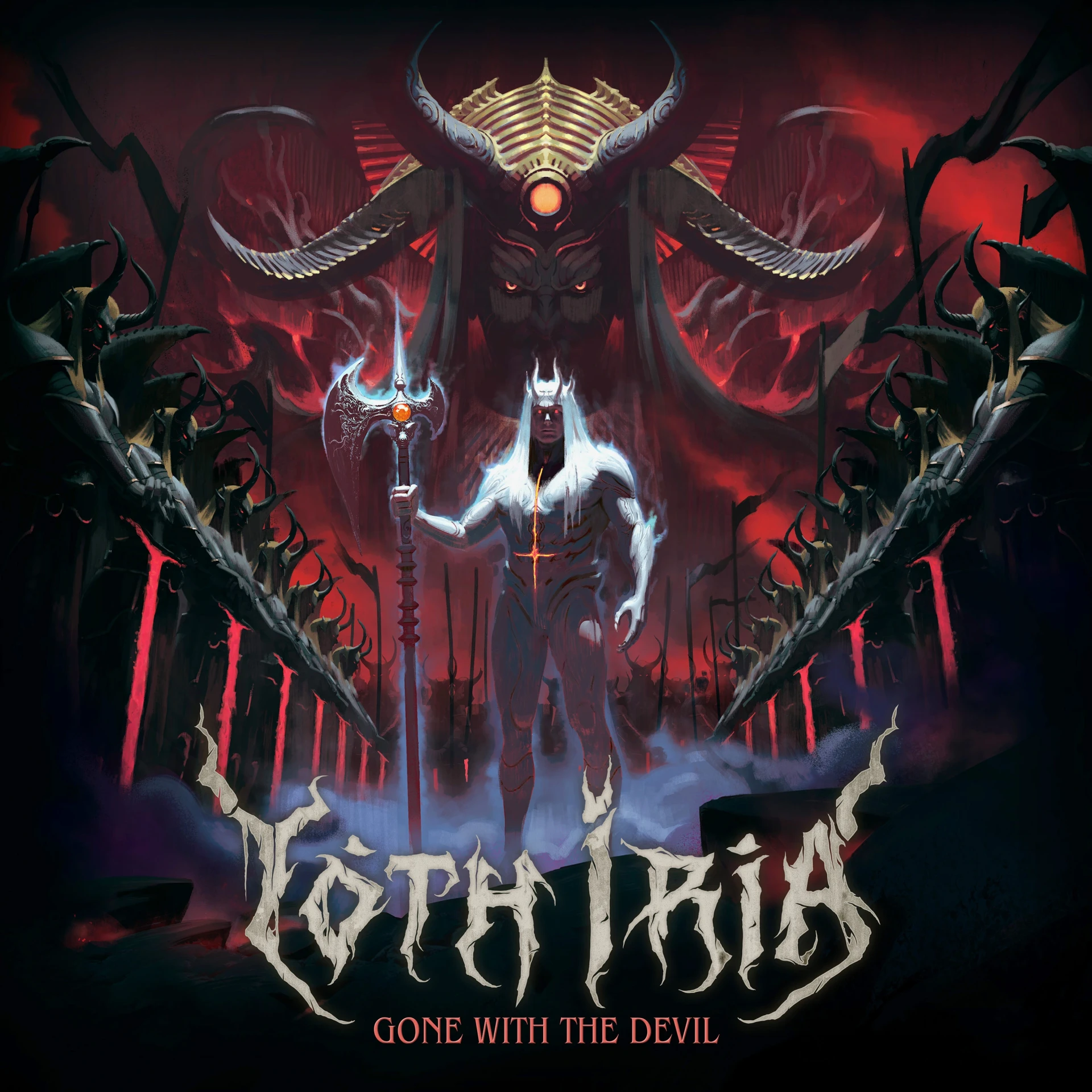 YOTH IRIA · Gone with the Devil | GALAXY BLUE SKY PINK LP (Heavy Metal Vinyl) · Bild 2