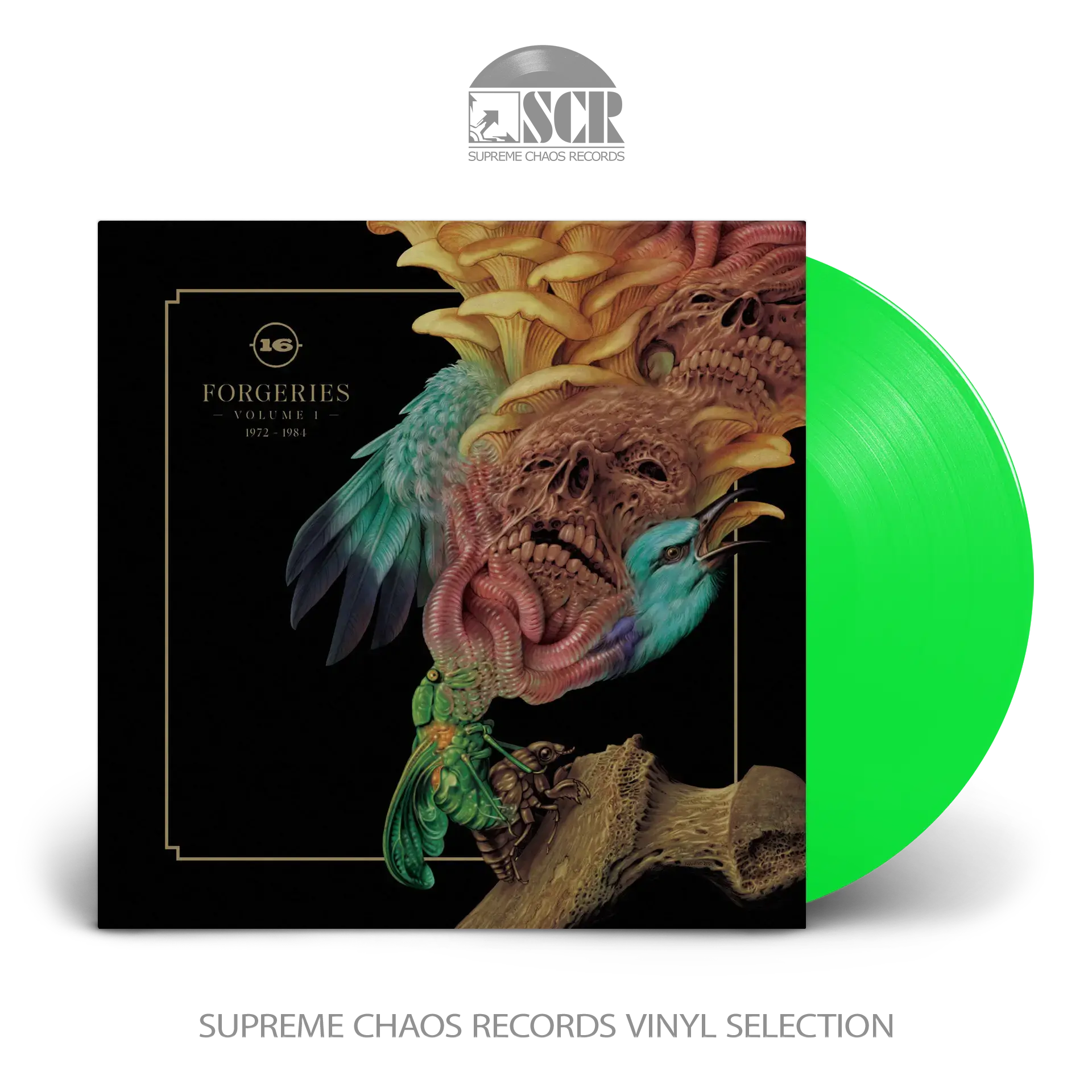 16 · FORGERIES VOL.1, 1972-1984 | NEON GREEN LP (Stonerrock/Psychedelic Rock Vinyl)