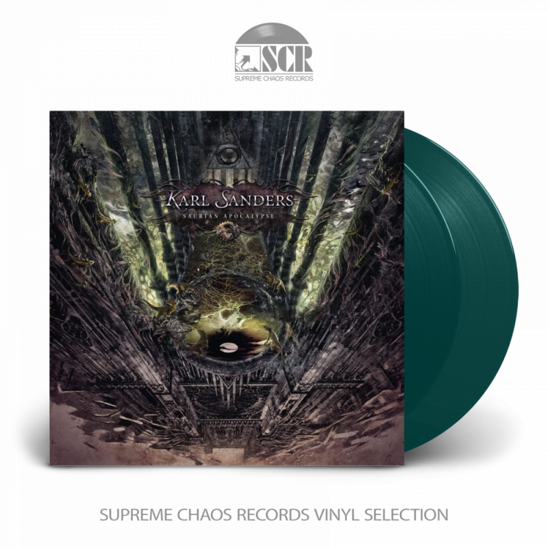 KARL SANDERS - Saurian Apocalypse · EVIL GREEN DLP (Rock Vinyl)