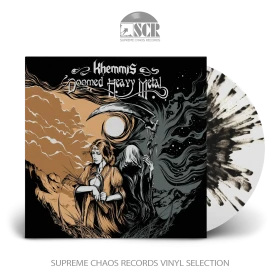 KHEMMIS · Doomed Heavy Metal | CLEAR/BLACK SPLATTER LP (Doom Metal Vinyl)