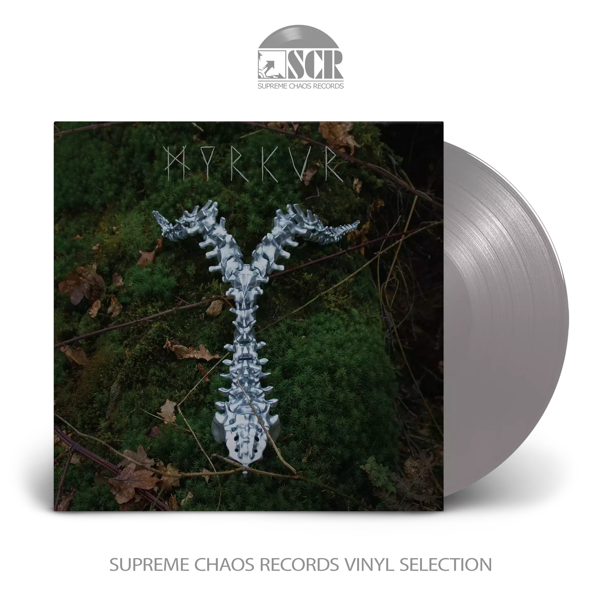 MYRKUR · Spine | SILVER LP (Black Metal Vinyl)