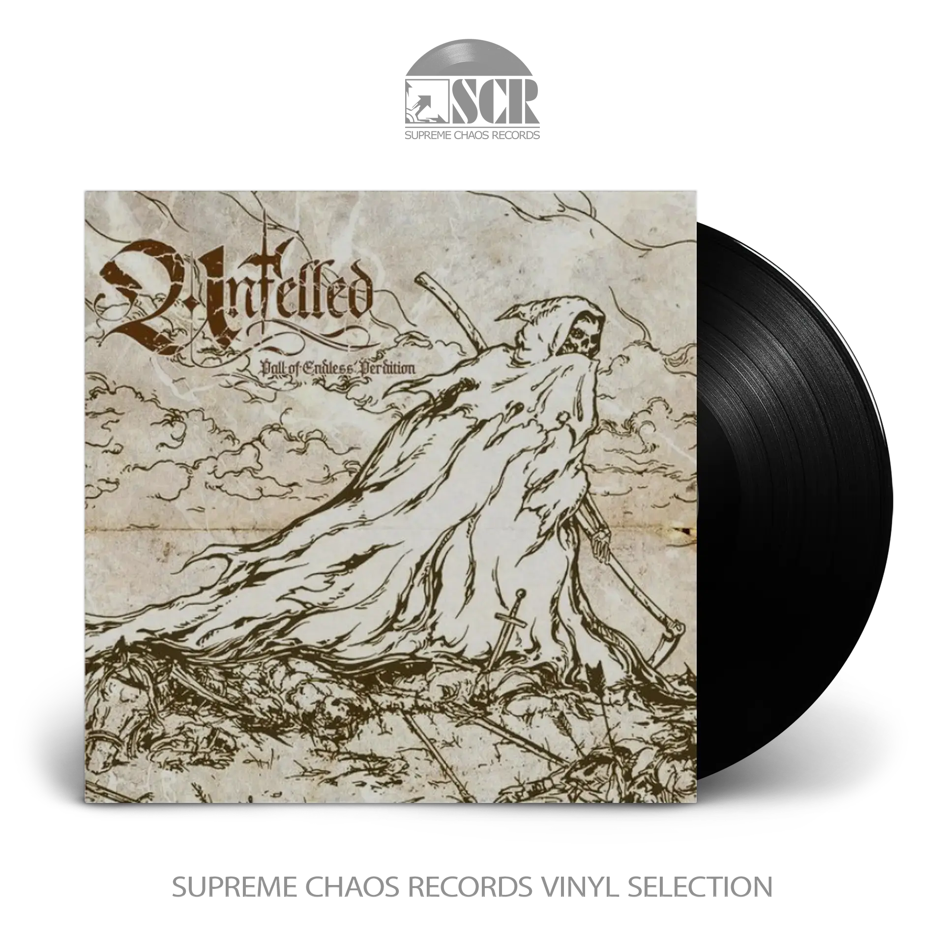 UNFELLED · Pall of Endless Perdition | BLACK LP (Black Metal Vinyl)