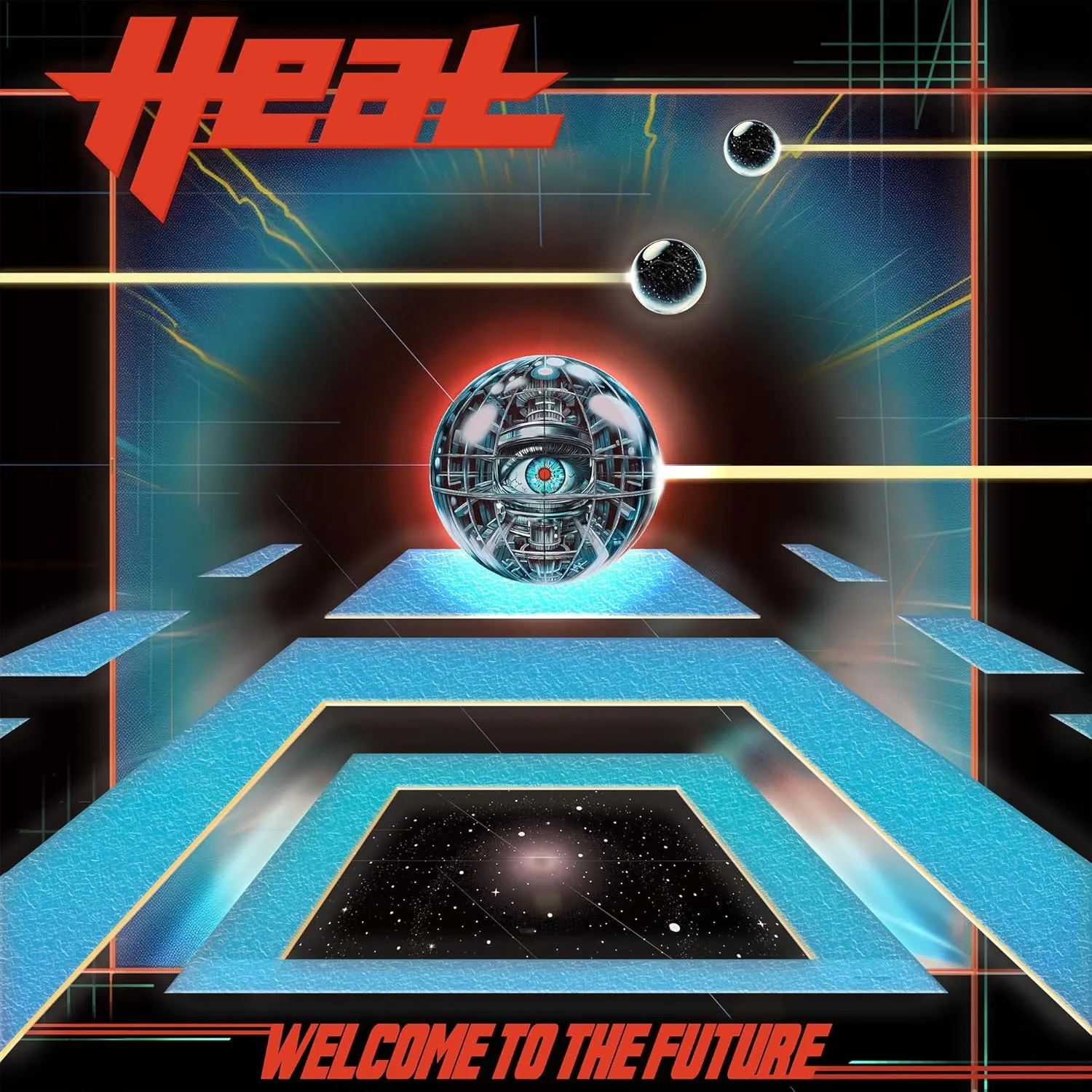 H.E.A.T · Welcome To The Future | TRANSPARENT NEON ORANGE LP (Hard Rock Vinyl) · Bild 1