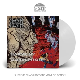NAPALM DEATH · Harmony Corruption | WHITE LP (Death Metal/Grindcore Vinyl)