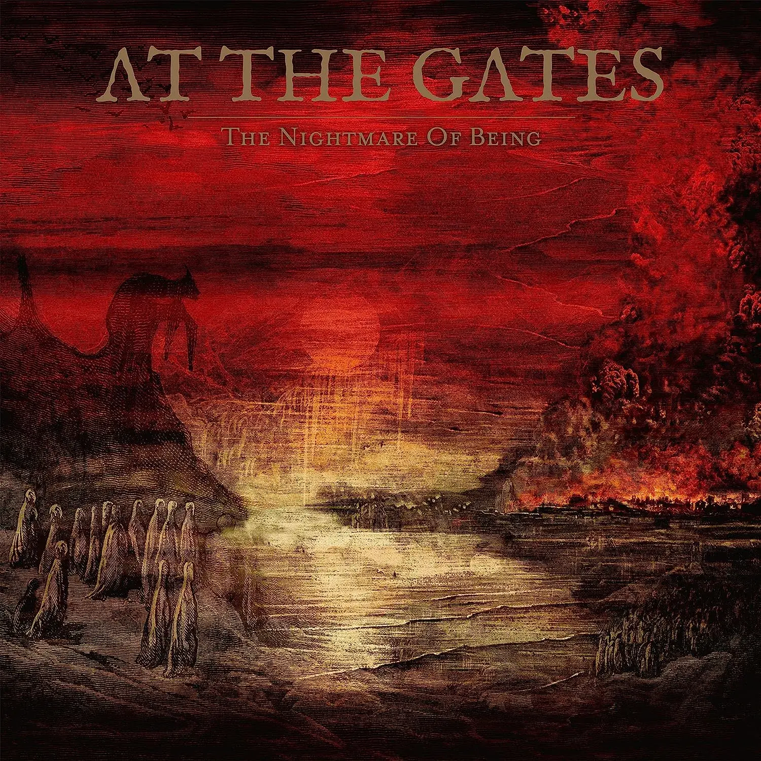AT THE GATES · The Nightmare Of Being | GOLD LP (Death Metal Vinyl) · Bild 1