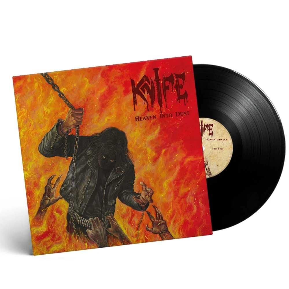 KNIFE · Heaven Into Dust | BLACK LP (Heavy Metal/Thrash Metal/Speed Metal Vinyl) · Bild 2