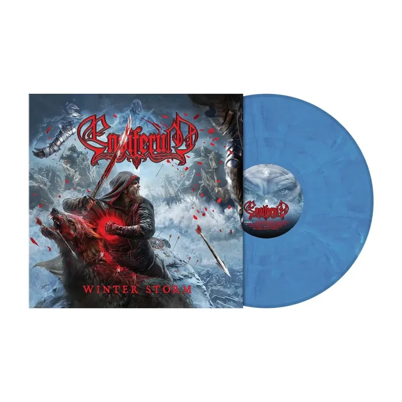 Ensiferum · Winter Storm | Light Blue ICE Marbled LP