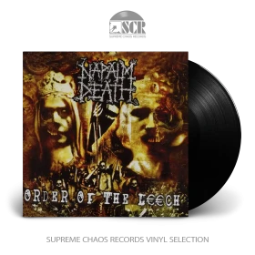 NAPALM DEATH · Order Of The Leech | BLACK LP (Grindcore/Death Metal Vinyl)