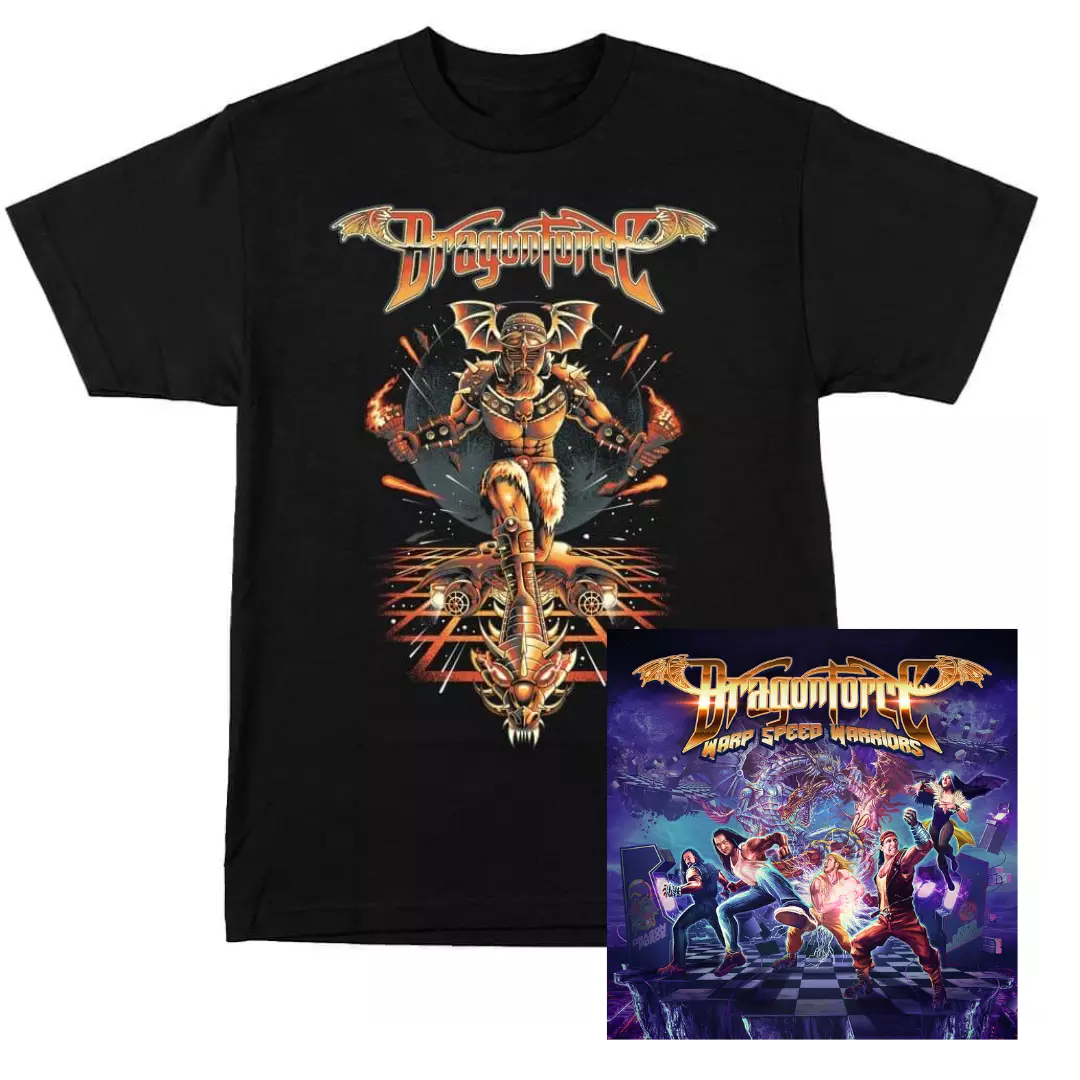 DRAGONFORCE · Warp Speed Warriors | DIGISLEEVE CD+T-SHIRT BUNDLE (Power Metal CDs)