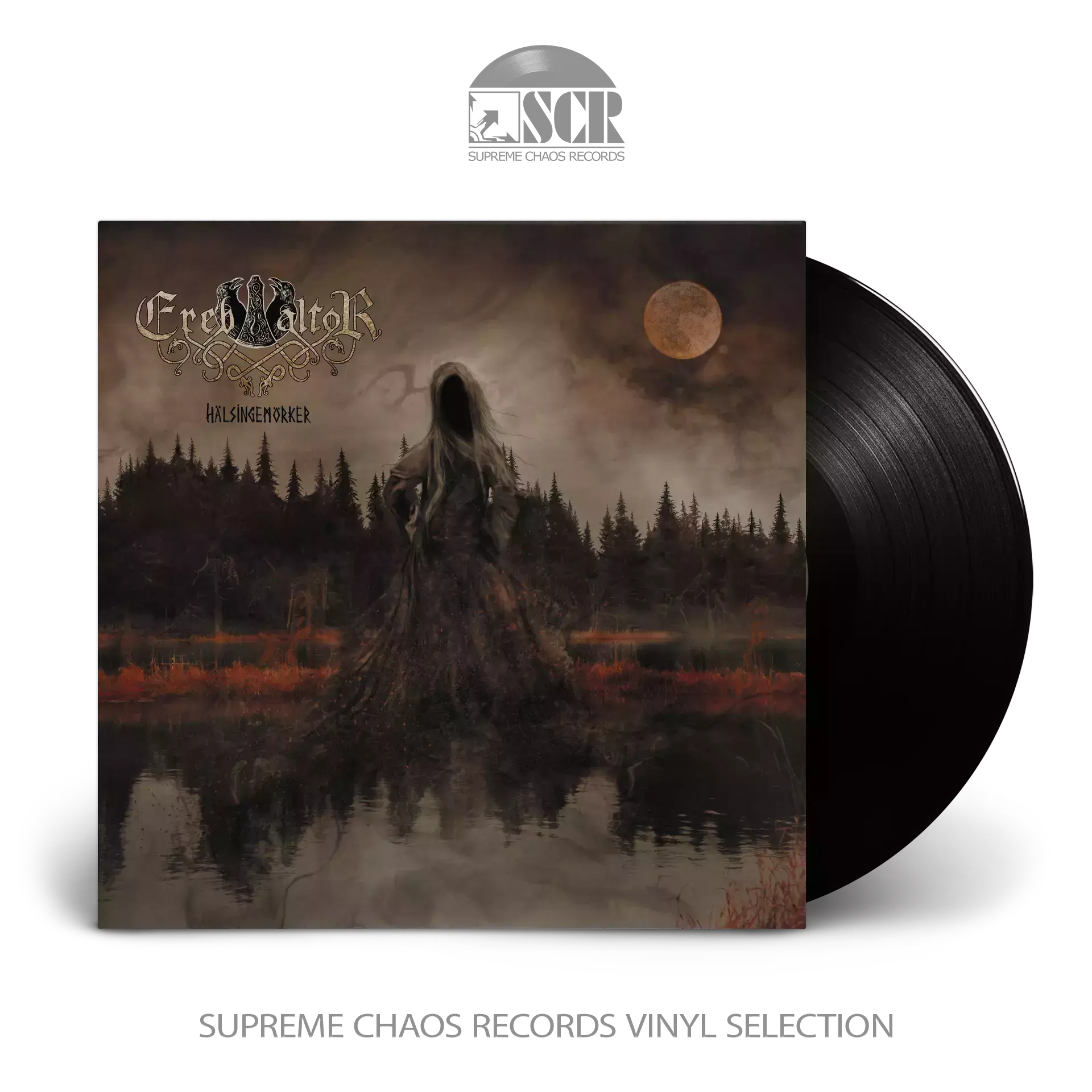 EREB ALTOR · Hälsingemörker | BLACK LP (Black Metal Vinyl)
