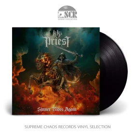 KK'S PRIEST · The Sinner Rides Again | BLACK LP (Heavy Metal Vinyl)