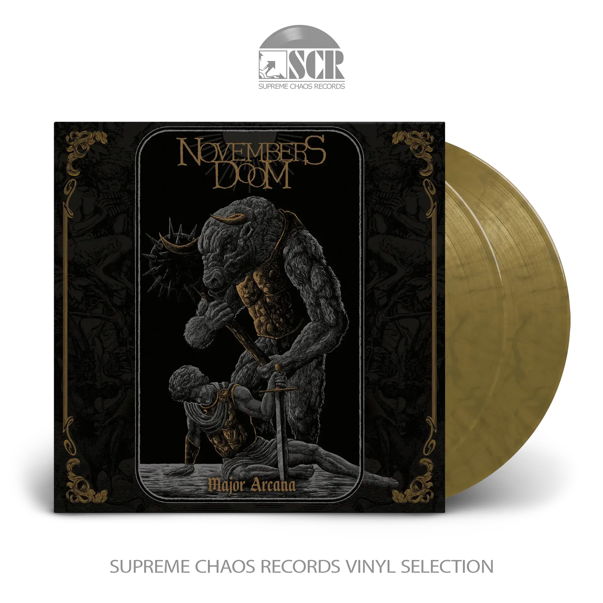 NOVEMBERS DOOM · Major Arcana | GOLD/BLACK 2LP (Dark Metal/Doom Metal/Death Metal Vinyl)