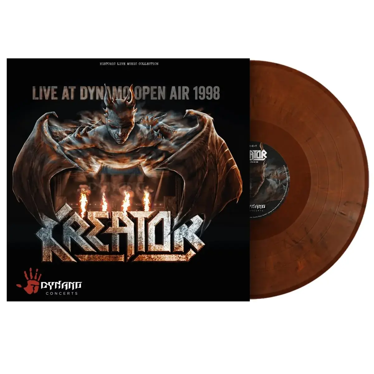 KREATOR · Live At Dynamo Open Air 1998 | ORANGE/BROWN LP (Thrash Metal Vinyl)