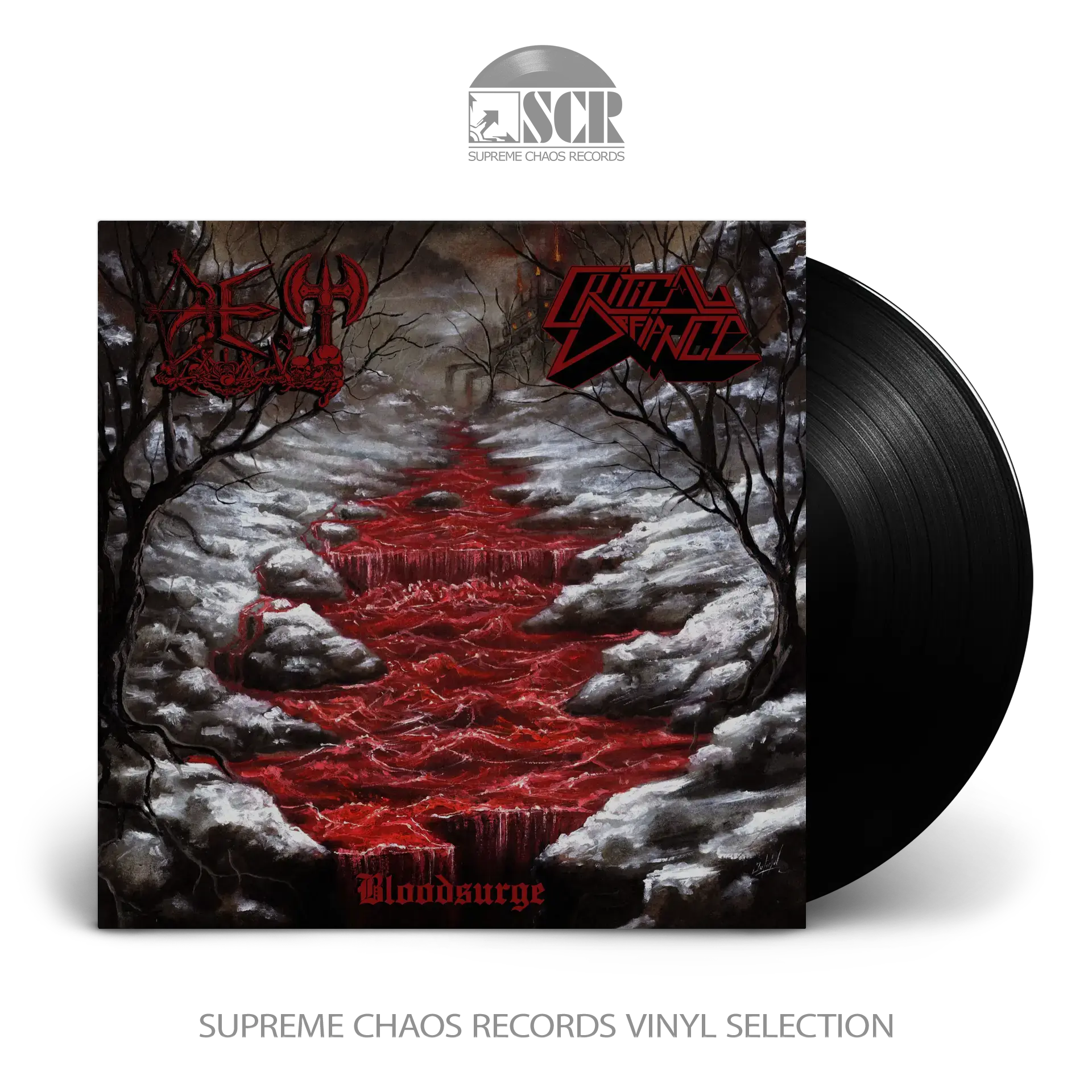 DET/CRITICAL DEFIANCE - Bloodsurge [BLACK LP] (Thrash Metal Vinyl)