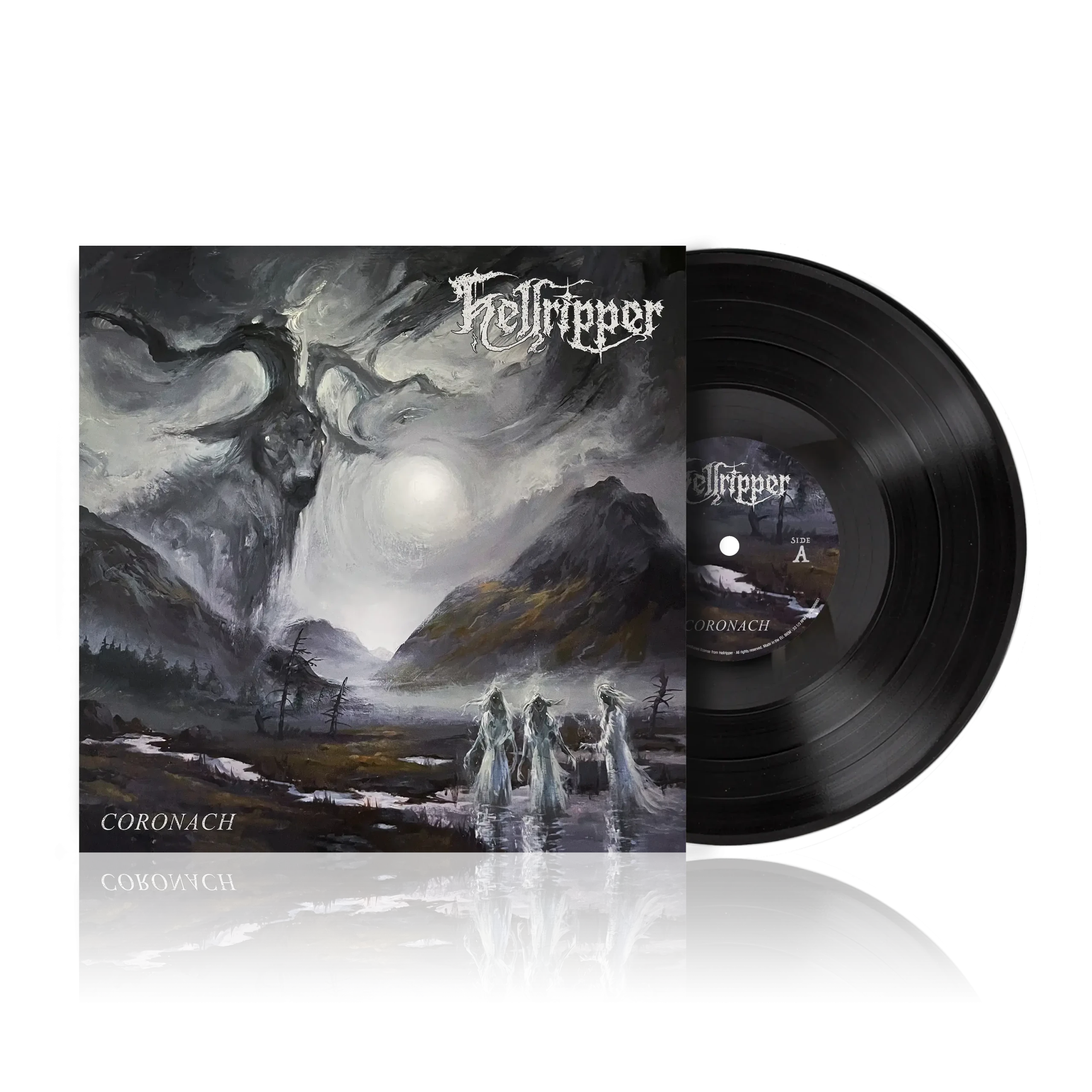 HELLRIPPER · Coronach | BLACK LP (Black Metal/Thrash Metal Vinyl) · Bild 2
