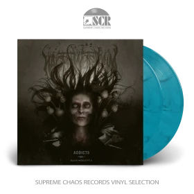 NACHTMYSTIUM · Addicts - Black Meddle Pt. II | BLUE/GREEN MARBLED 2LP (Black Metal Vinyl)