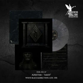 AZKETEM · AMID - All Metal Is Dead | WHITE/BLACK MARBLE LP (Black Metal Vinyl) · Bild 3