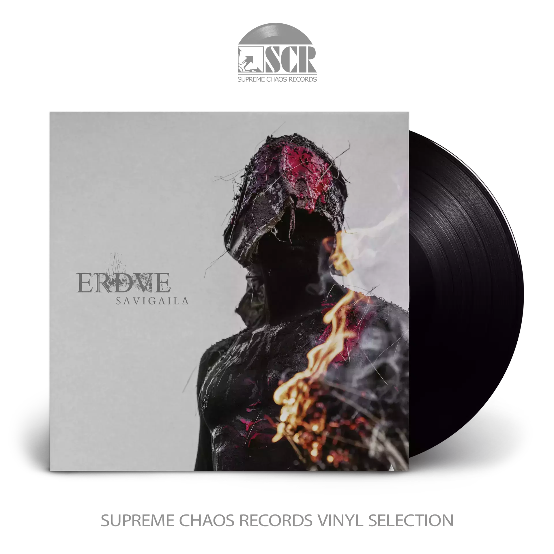 ERDVE · Savigaila | BLACK LP (Sludge Vinyl)