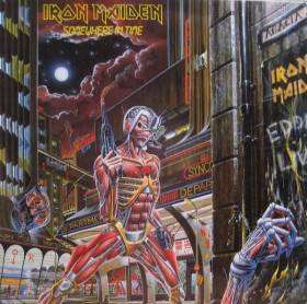 IRON MAIDEN · Somewhere In Time | BLACK LP (Heavy Metal Vinyl) · Bild 1