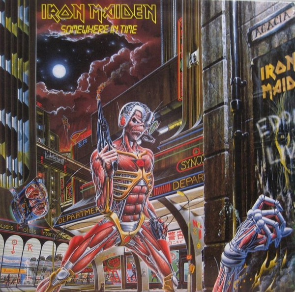 IRON MAIDEN · Somewhere In Time | BLACK LP (Heavy Metal Vinyl) · Bild 1