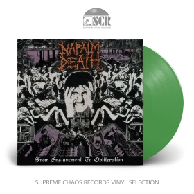NAPALM DEATH · From Enslavement To Obliteration (FDR Remaster) | GREEN LP (Grindcore/Death Metal Vinyl)