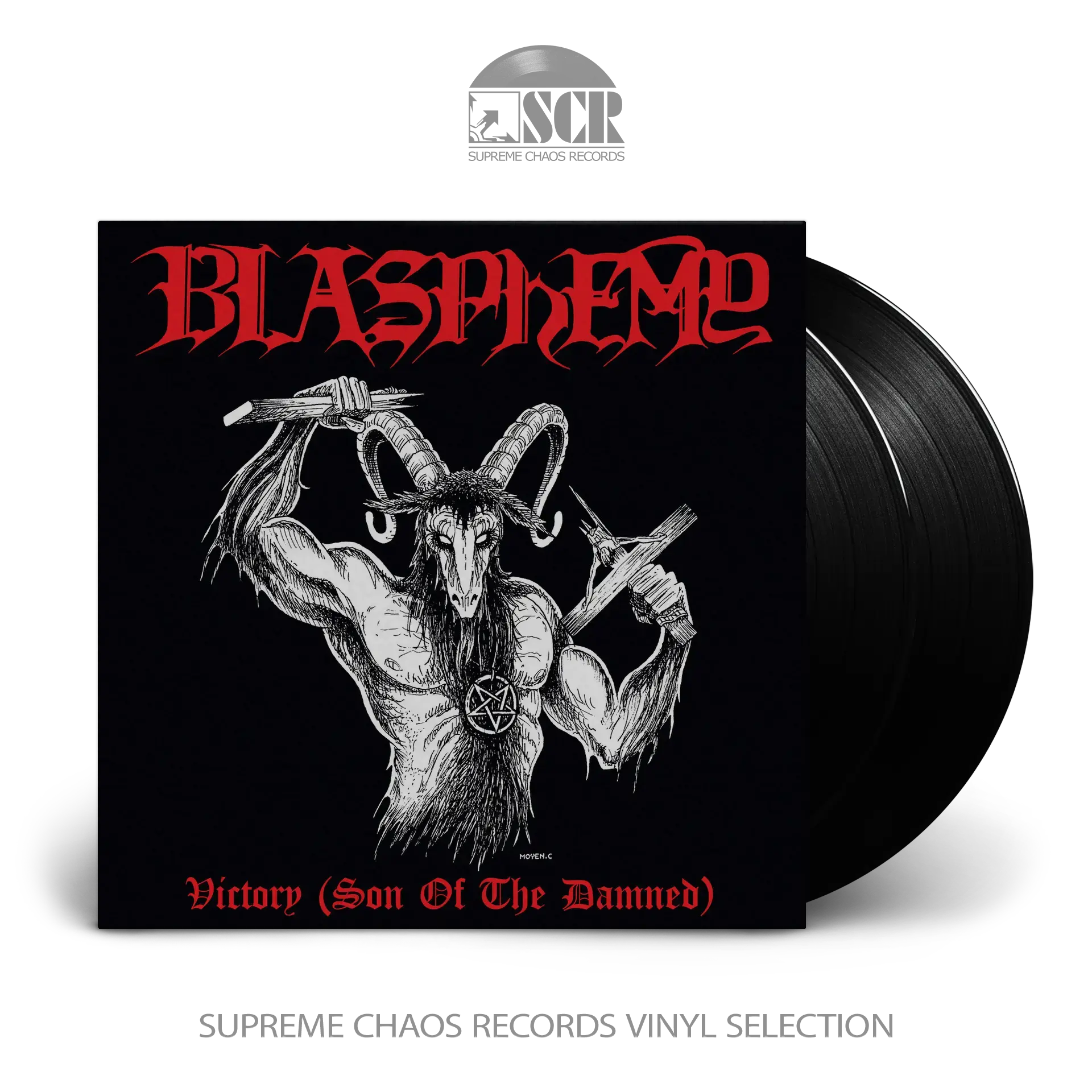 BLASPHEMY · Victory (Son of the Damned) | BLACK 2LP (Black Metal Vinyl)