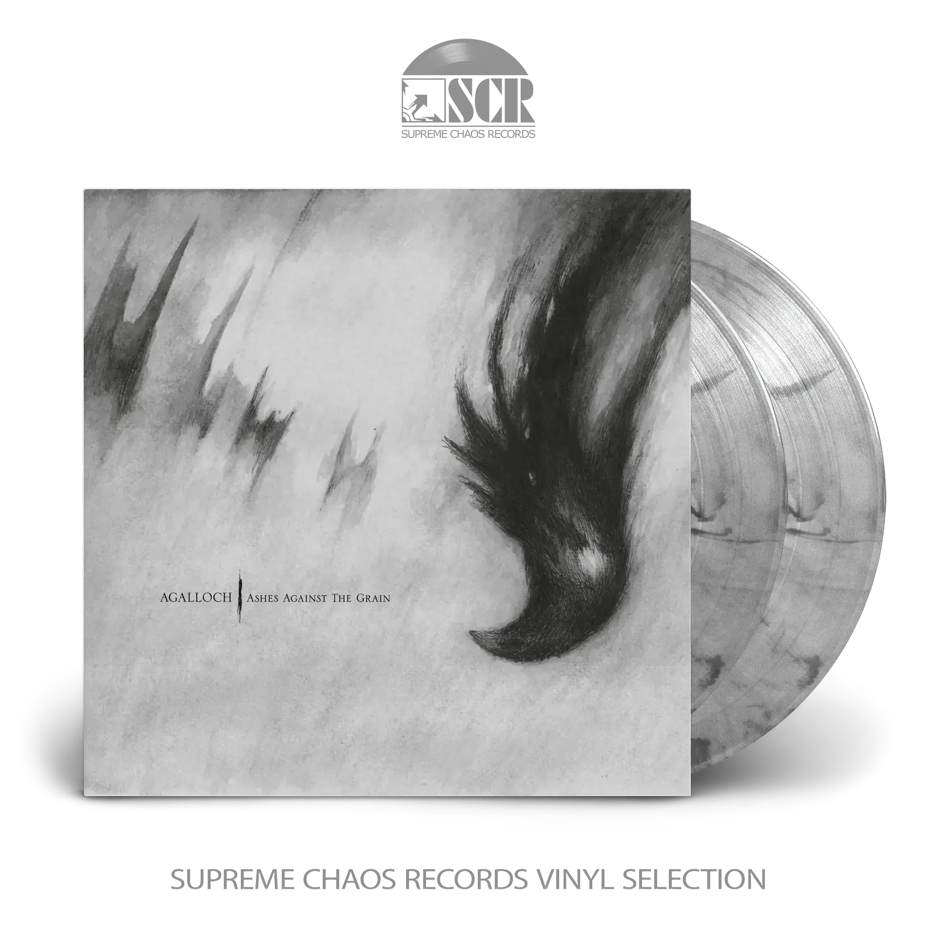 AGALLOCH - Ashes Against The Grain · SMOKE 2LP (Black Metal Vinyl)