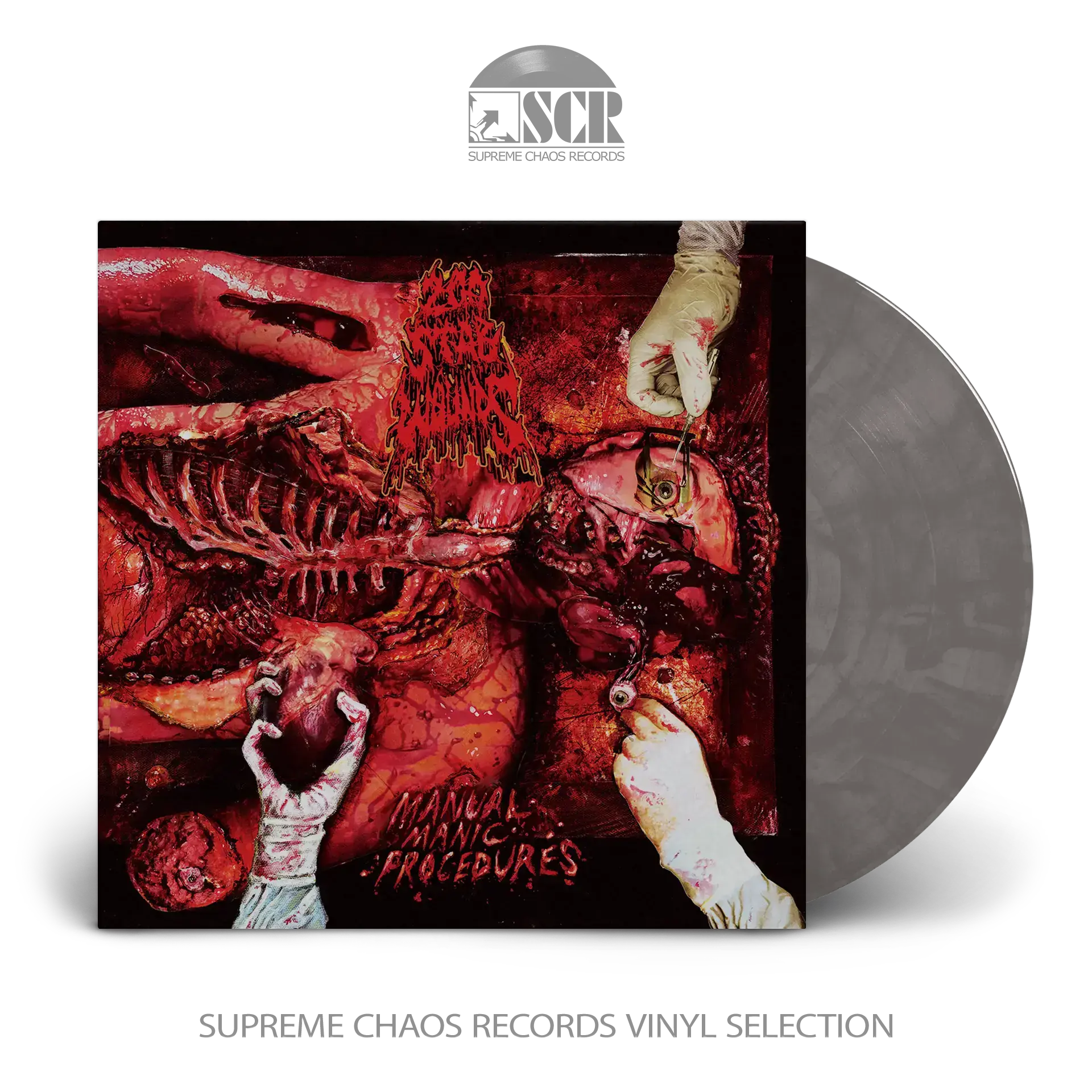 200 STAB WOUNDS · Manual Manic Procedures | SMOKE LP (Death Metal Vinyl)