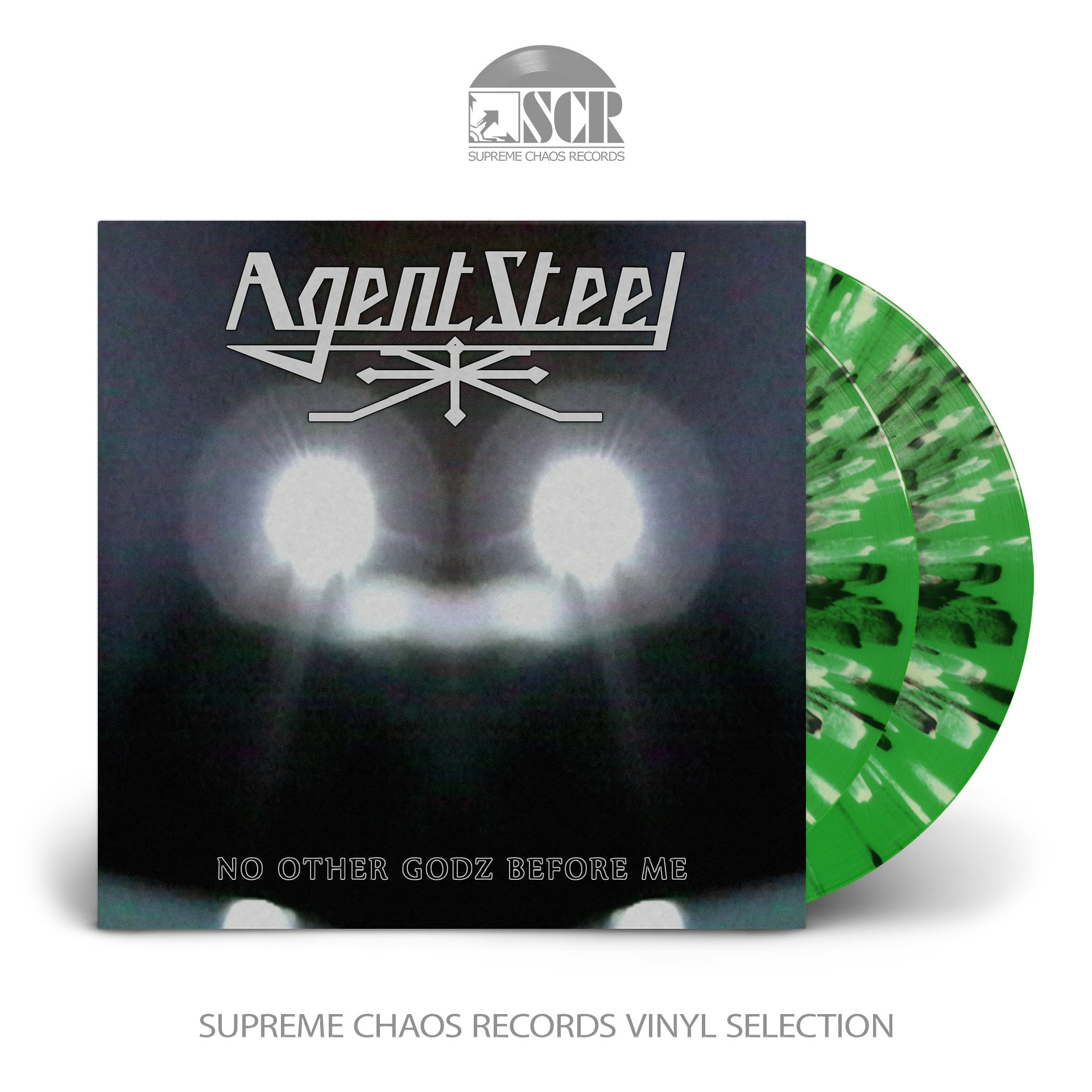 AGENT STEEL - No Other Godz Before Me · SPLATTER 2LP (Heavy Metal Vinyl)