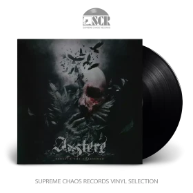 AUSTERE · Beneath The Threshold | BLACK LP (Black Metal Vinyl)