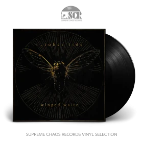OCTOBER TIDE · Winged Waltz | BLACK LP (Death Metal Vinyl)
