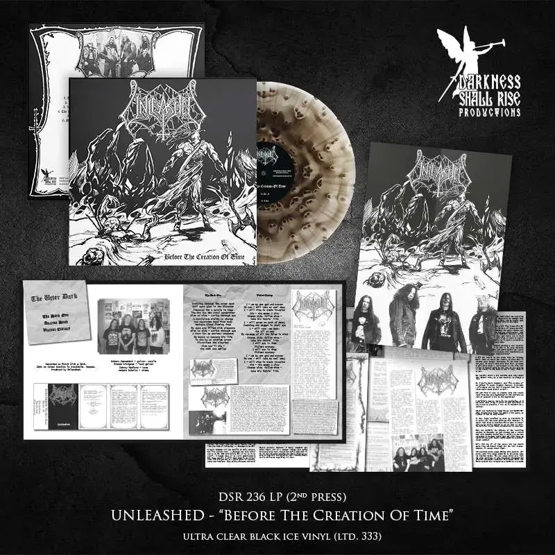 UNLEASHED · Before The Creation Of Time | ULTRA CLEAR BLACK ICE LP (Death Metal Vinyl)
