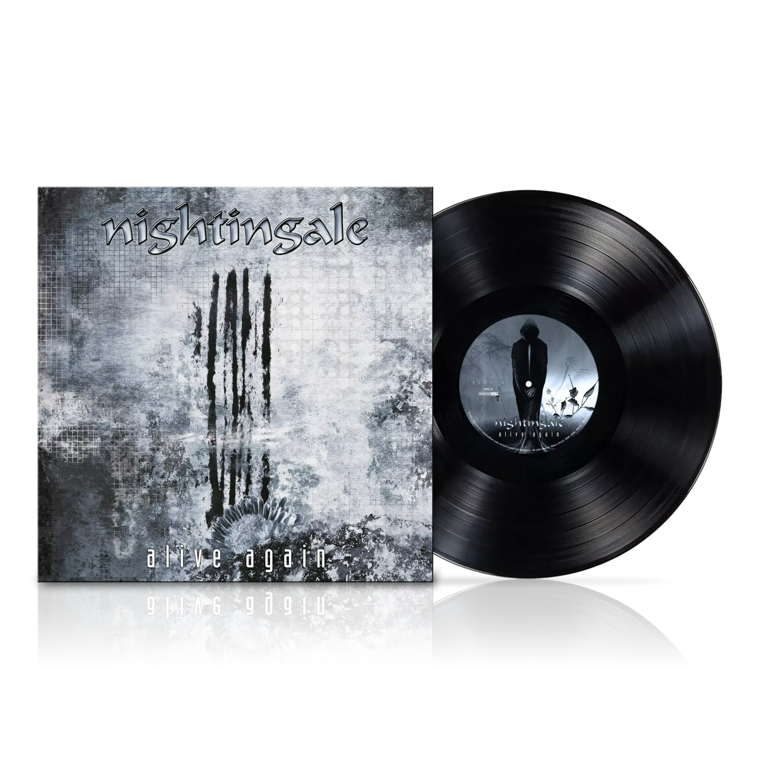 NIGHTINGALE - Alive Again (Re-Issue) · BLACK LP