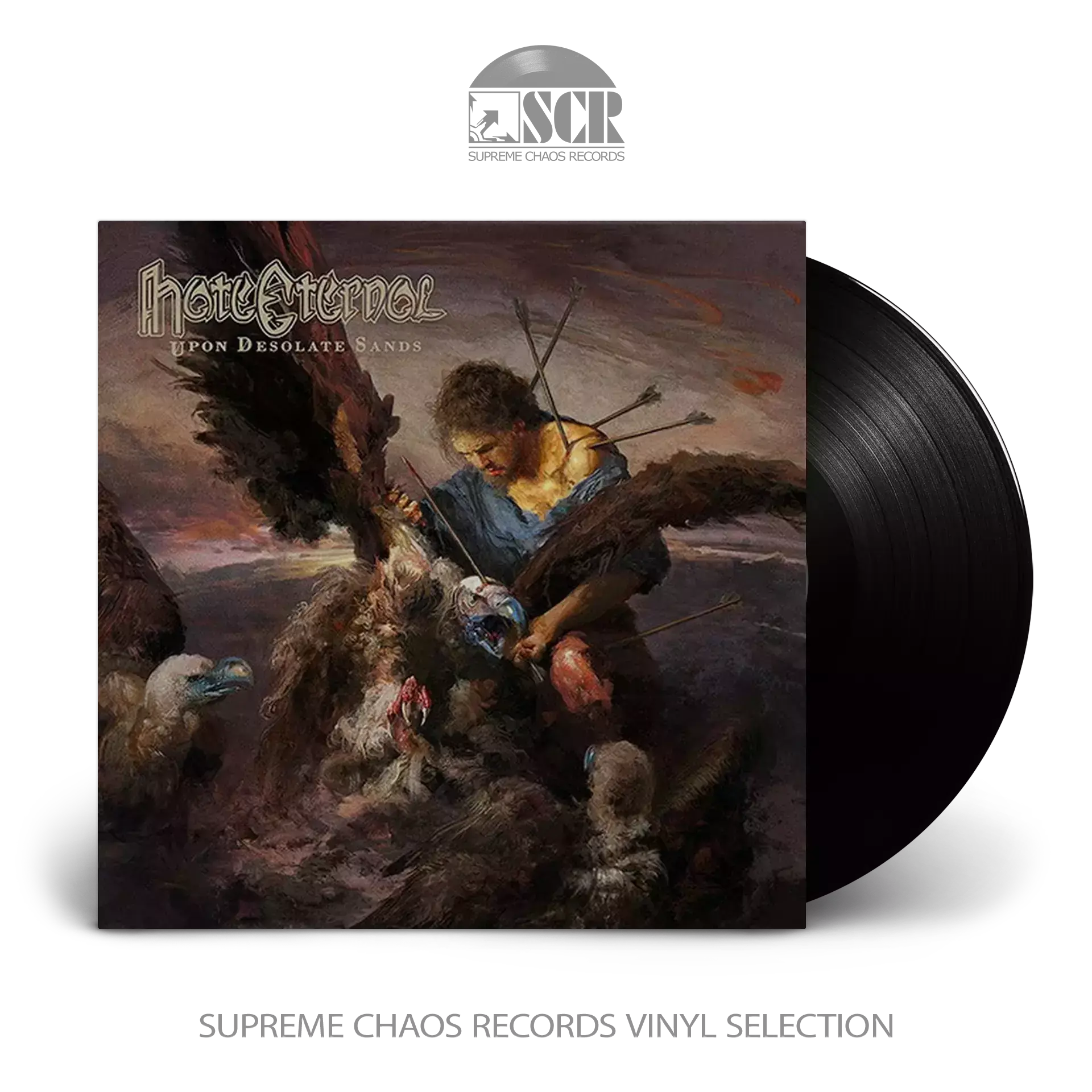 HATE ETERNAL · Upon Desolate Sands | BLACK LP (Death Metal/Grindcore Vinyl)