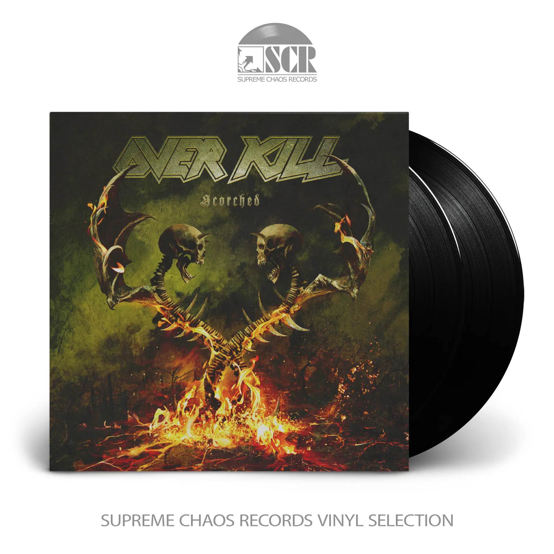 OVERKILL · Scorched | BLACK DLP (Thrash Metal Vinyl)