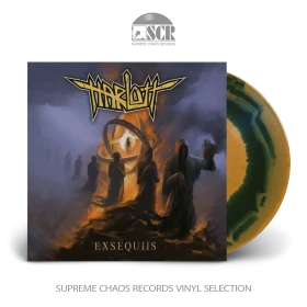 HARLOTT · Exsequiis | ORANGE/BLUE MERGED LP (Thrash Metal Vinyl)