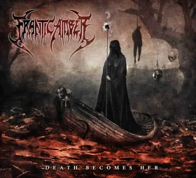 FRANTIC AMBER · Death Becomes Her | BLOOD RED LP (Heavy Metal/Hard Rock Vinyl) · Bild 1