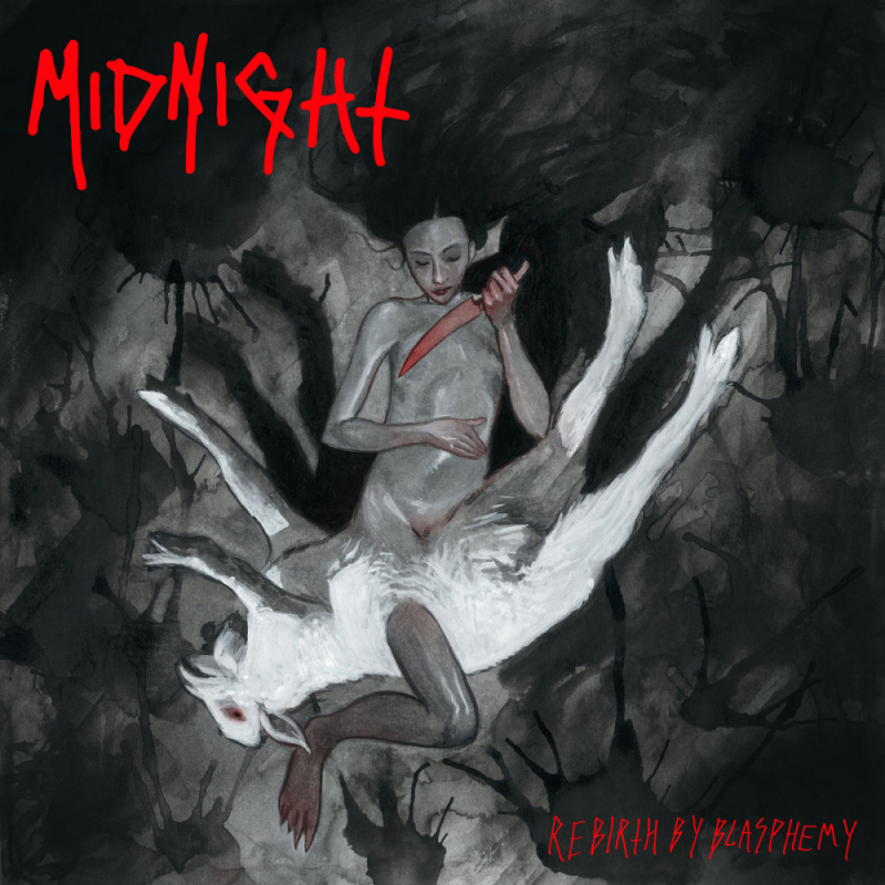MIDNIGHT - Rebirth By Blasphemy · RED/BLUE LP (Heavy Metal Vinyl) · Bild 1