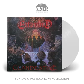 ENTOMBED · Clandestine | WHITE LP (Death Metal Vinyl)