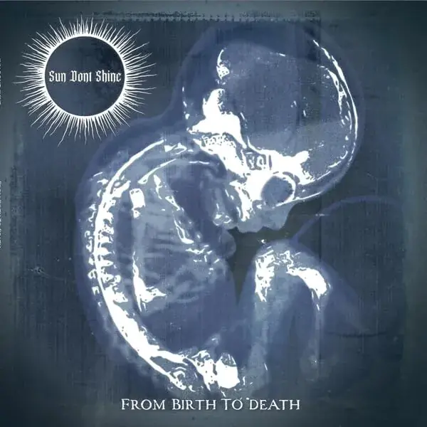 SUN DONT SHINE · From Birth To Death | BLUE/BLACK SPLATTER LP (Doom Metal/Sludge Vinyl) · Bild 1