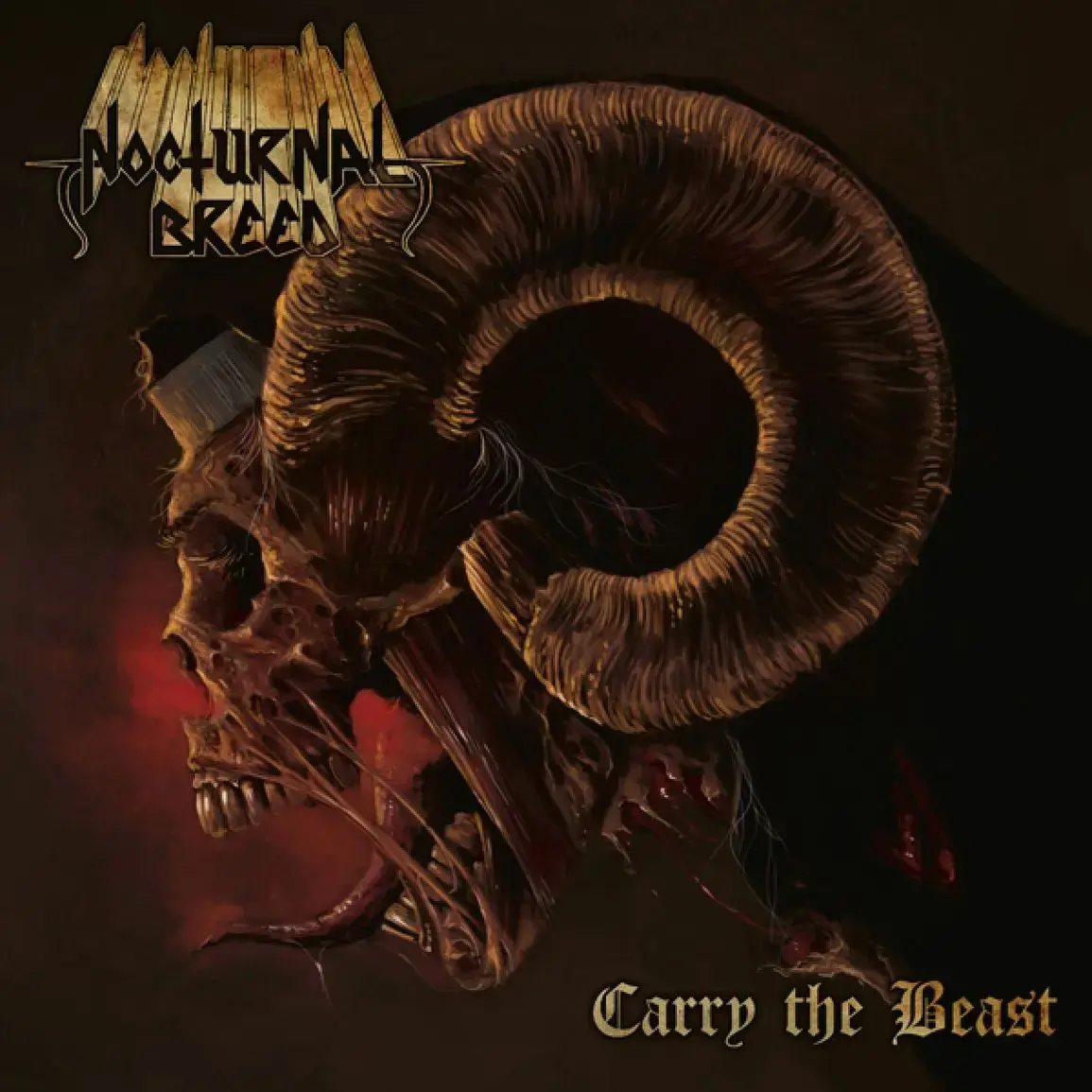 NOCTURNAL BREED · Carry The Beast | TRANSPARENT RED LP (Thrash Metal Vinyl) · Bild 1