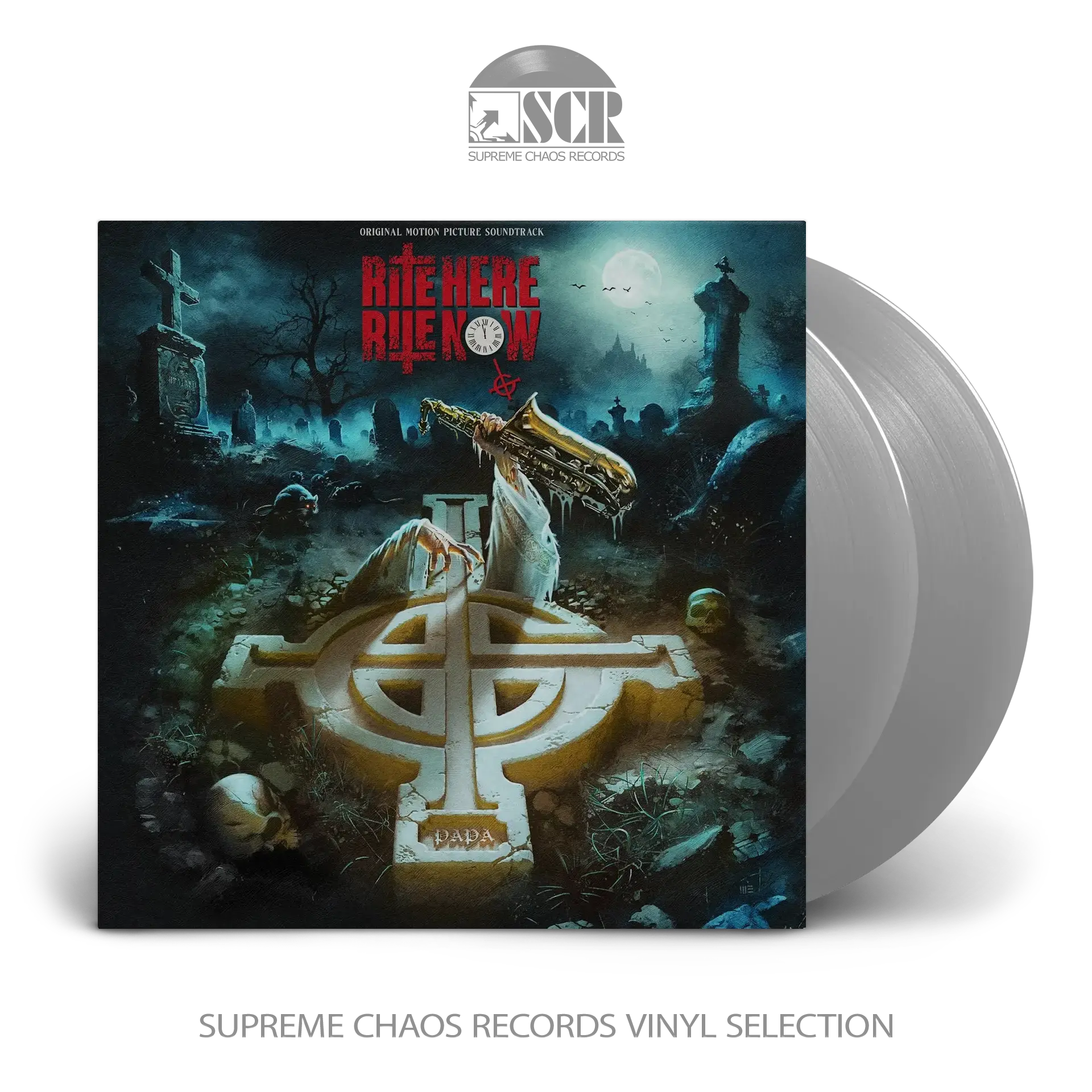 GHOST · Rite Here Rite Now (Original Motion Picture Soundtrack) | SILVER 2LP (Hard Rock Vinyl)