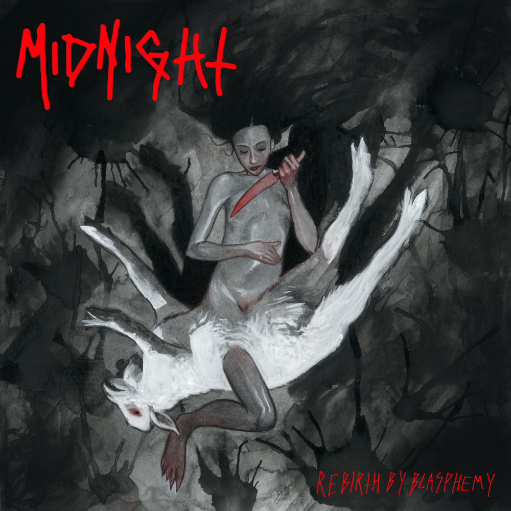 MIDNIGHT · Rebirth By Blasphemy | GREY LP (Heavy Metal Vinyl) · Bild 1