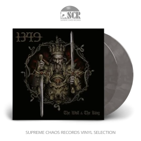 1349 · The Wolf & The King | CRYSTAL CLEAR/BLACK MARBLED 2LP (Black Metal Vinyl)