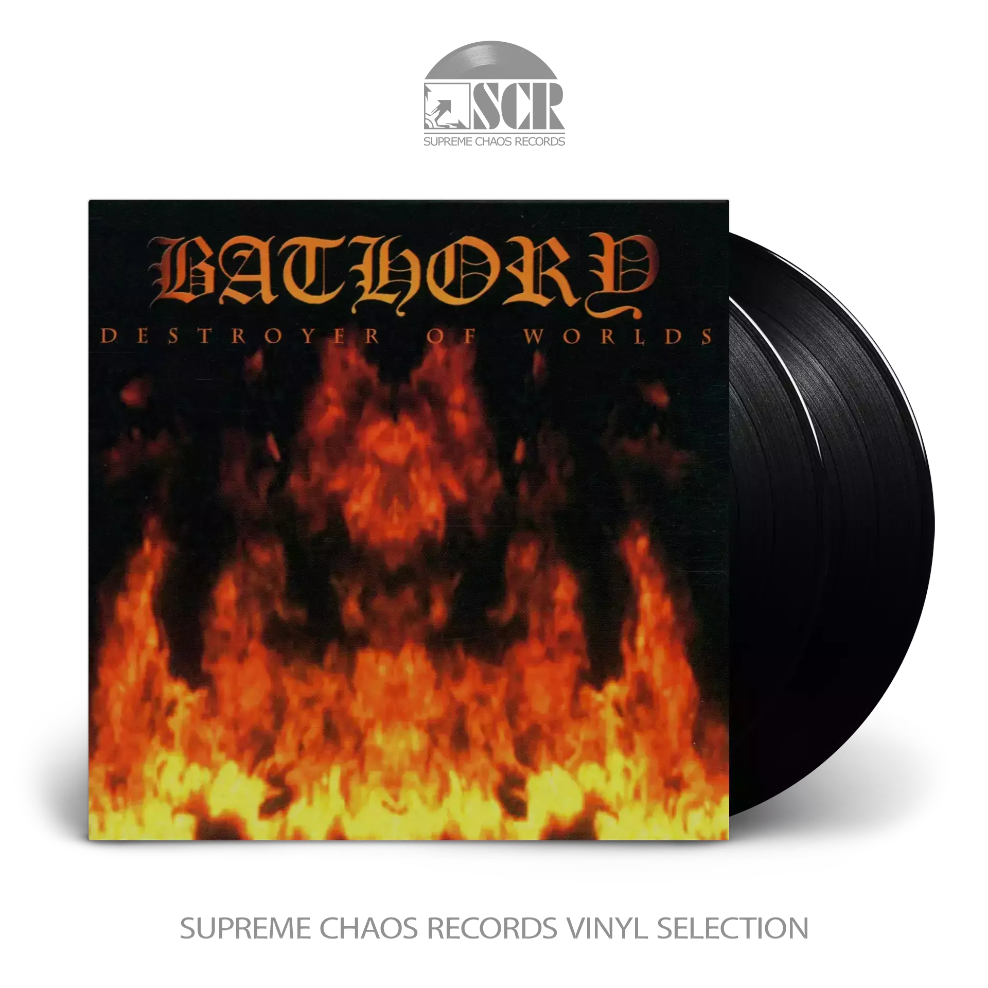 BATHORY - Destroyer Of Worlds · BLACK 2LP BATHORY - Destroyer Of Worlds · BLACK 2LP (Black Metal Vinyl)